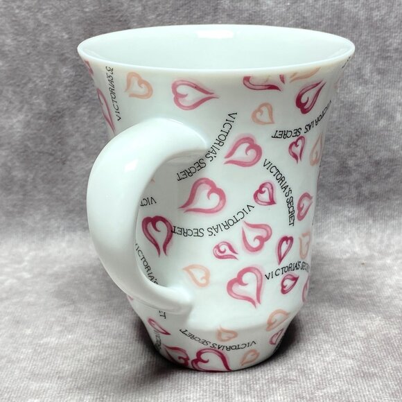 Victorias Secret Heart Print Coffee Mug Romantic Collectible Drinkware 12oz - Picture 6 of 10